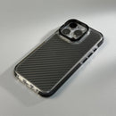 Case Transparente com Fibra de Carbono