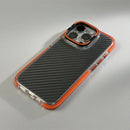 Case Transparente com Fibra de Carbono