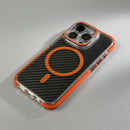 Case Transparente com Fibra de Carbono