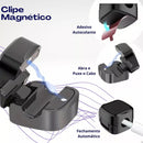 Suporte Clip para Cabos Magnéticos - 06 Peças