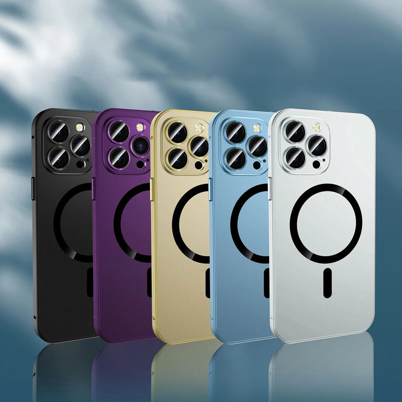 Case 360º Full Metal MagSafe iPhone - Promoção - FRETE GRÁTIS