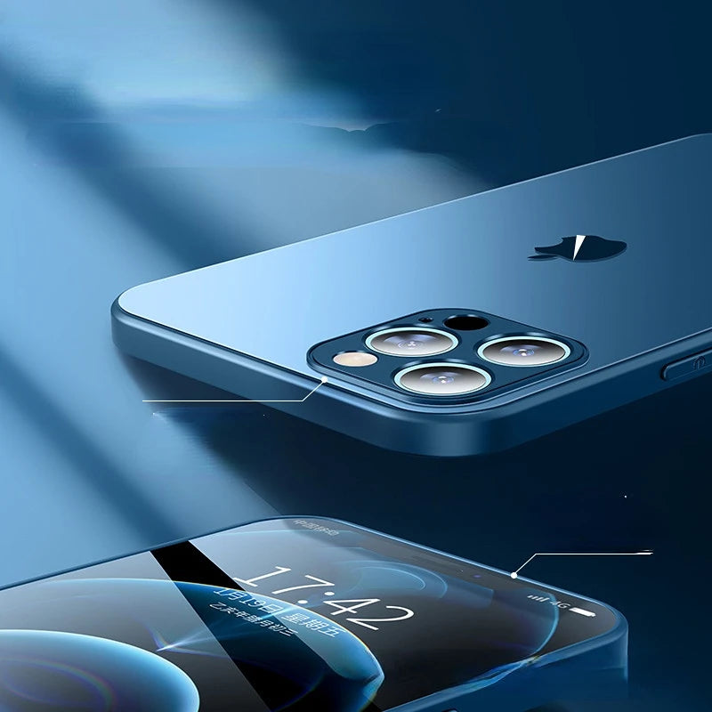 Capa de telefone transparente para iPhone, 13, 12, 14 Pro Plus, XS, MAX, 13, traseira, capa à prova de choque, organizadores
