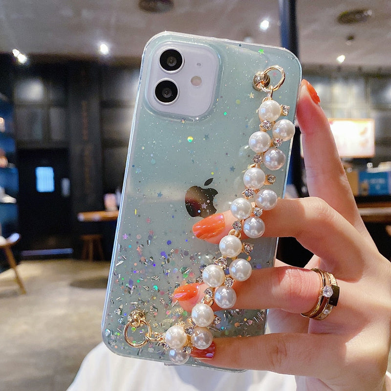 Case/ Capinha Samsung Glitter com alça