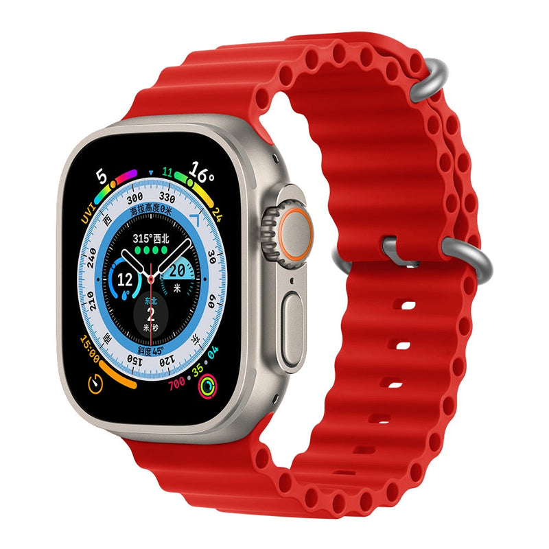 Pulseira Apple Watch - Ocean Silicone