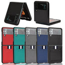 Case em Couro c/ Espaço para Cartão - Samsung Z Flip