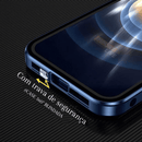 Case Magnética Blindada iPhone Dupla Proteção 360º C/ Proteção na Camera e Trava de Segurança